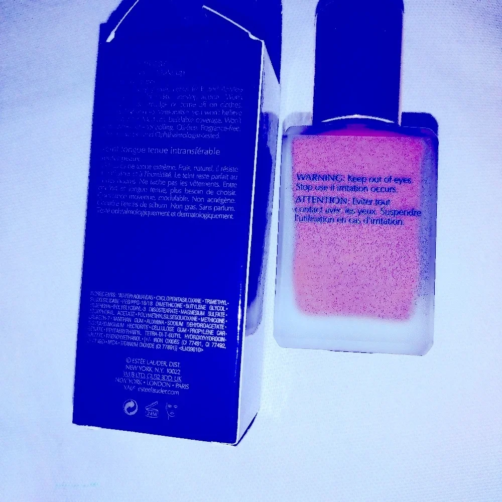 Two Estee Lauder Double Wear Stay-in-place makeup 8N1 espresso